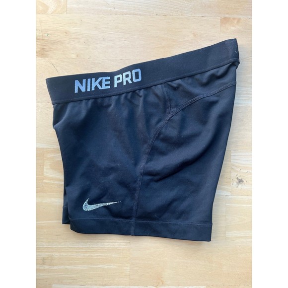 Nike Pants - Nike Pro Shorts in Black/White Small